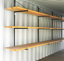Shipping Container 3-Shelf Bracket (1 unit)